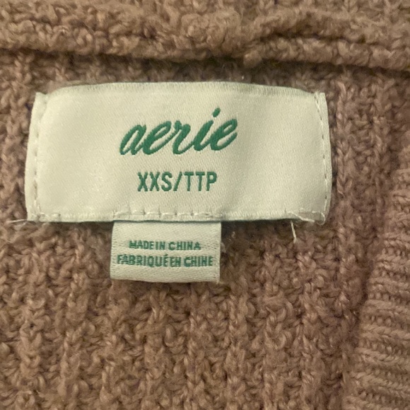 AERIE waffle oversized hoodie 🧇🤎 - Picture 2 of 2